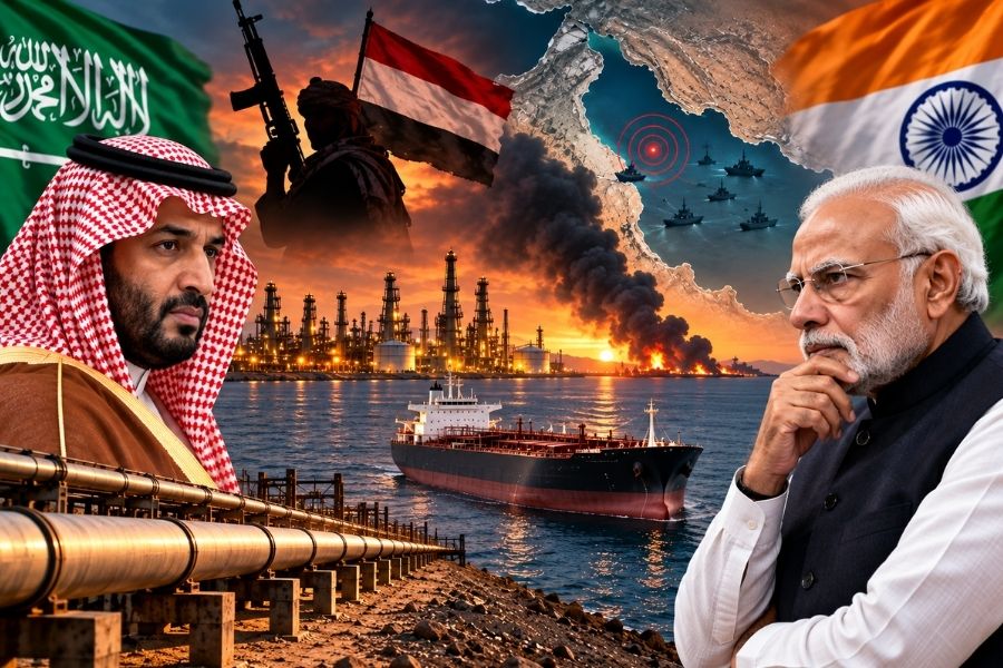 Aramco ने भारत को तेल सप्लाई रोकी, क्या बढ़ेगा संकट? Hormuz के बाद Saudi पाइपलाइन पर भी हमला
