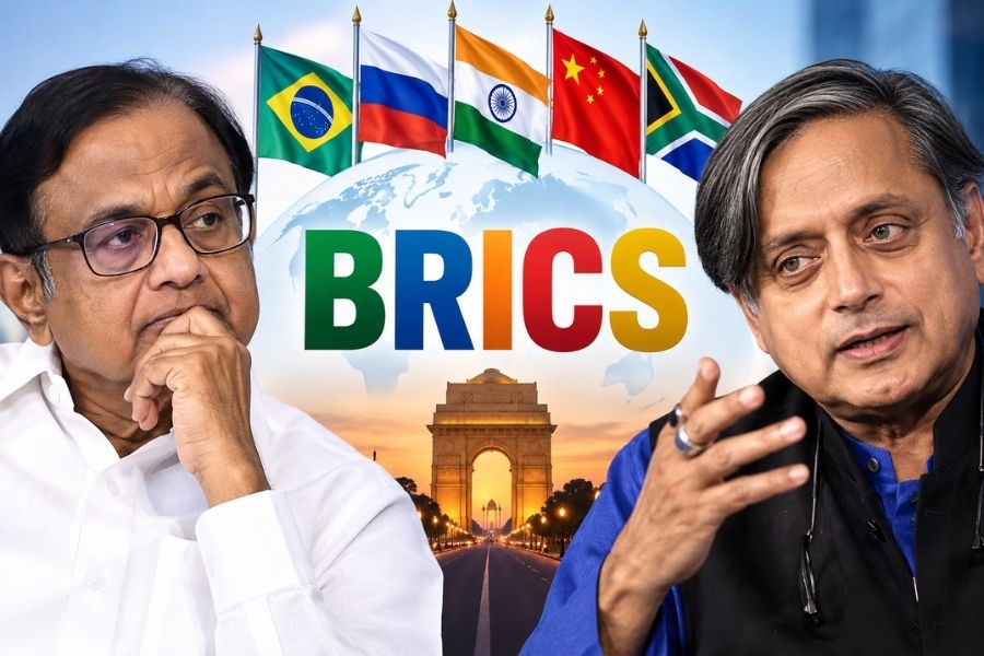 BRICS पर चिदंबरम के सवाल, शशि थरूर ने गिनाए भारत के फायदे
