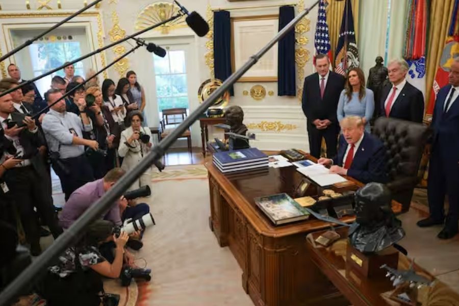 Trump TV क्या है? व्हाइट हाउस प्रेस पूल बंद होने के बाद क्यों शुरू हुआ नया चैनल