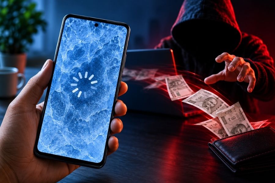 फोन की स्क्रीन अचानक फ्रीज हो जाए तो सावधान! ‘Frozen Screen UPI Scam’ से खाली हो सकता है बैंक अकाउंट